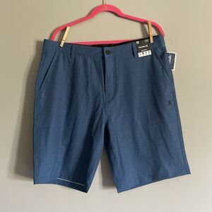 NEW Men’s Hurley Walk Shorts 36 Blue Knee Length Sea View